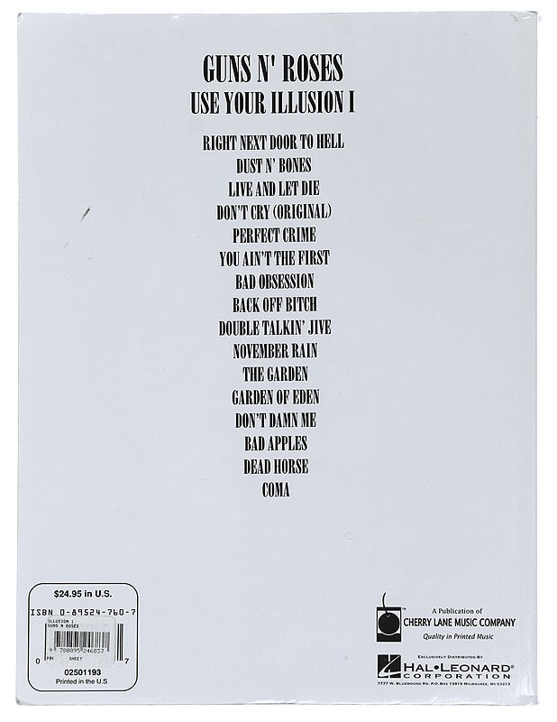 Use your illusion. I - Guns n' Roses - Tietokirjat ja oppaat - 10105451838 - 1