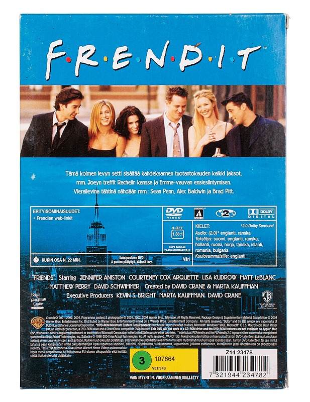 Frendit 8. kausi - DVD - DVD-elokuvat - 10105451842 - 1