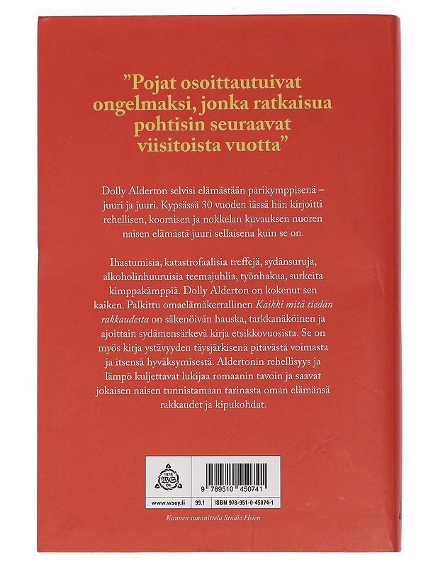 Kaikki mitä tiedän rakkaudesta - Alderton, Dolly - Elämäkerrat ja muistelmat - 10105451850 - 1