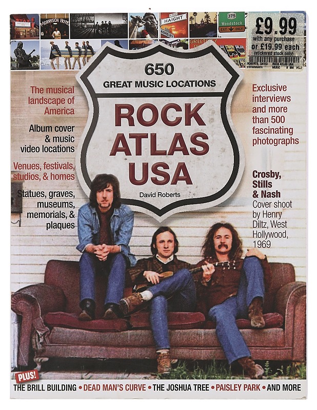 Rock Atlas USA: 650 Great Music Locations - Roberts, David - Tietokirjat ja oppaat - 10105451952 - 0