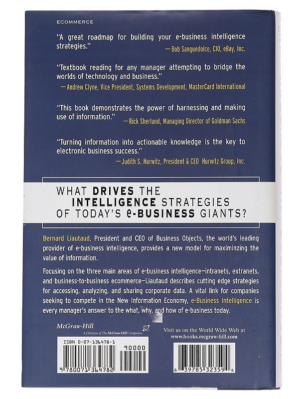 e-Business intelligence : turning information into knowledge into profit - Liautaud, Bernard - Tietokirjat ja oppaat - 10105451963 - 1