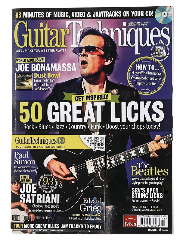 Guitar Techniques Nov. 2011 - Musiikki- ja elokuvakirjat - 10105451977 - 0