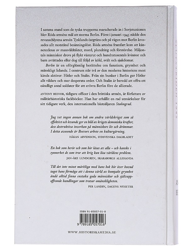 Berlin / slutstriden 1945 - Beevor, Antony - Historiakirjat - 10105452008 - 1