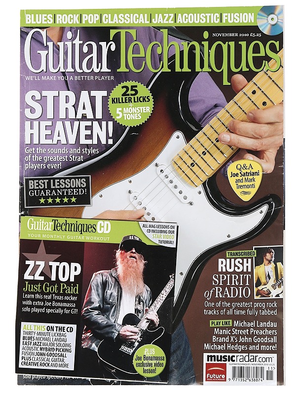 Guitar Techniques Nov. 2010 - Musiikki- ja elokuvakirjat - 10105452019 - 0