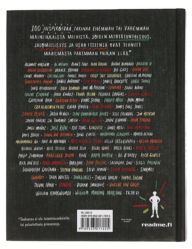 Rohkeiden poikien kirja : tositarinoita hämmästyttävistä pojista, jotka muuttivat maailmaa - Brooks, Ben - Lastenkirjat - 10105452020 - 1