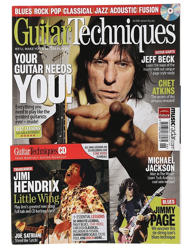 Guitar Techniques June 2010 - Musiikki- ja elokuvakirjat - 10105452037 - 0