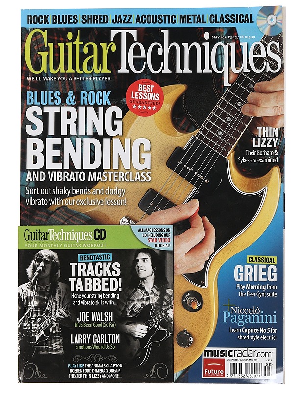 Guitar Techniques May 2011 - Musiikki- ja elokuvakirjat - 10105452043 - 0