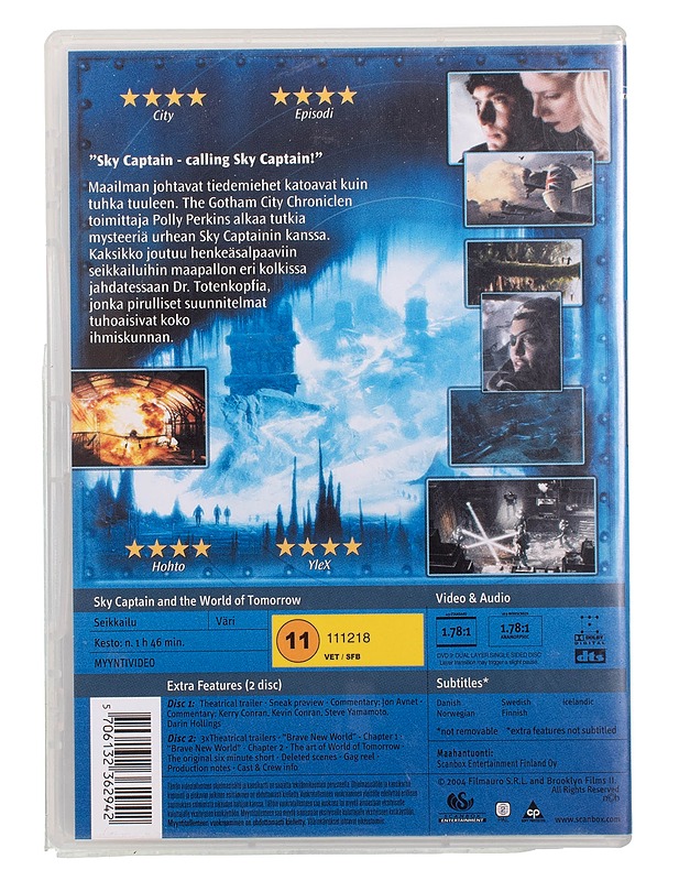 Sky Captain and the World of Tomorrow - DVD - DVD-elokuvat - 10105452076 - 1