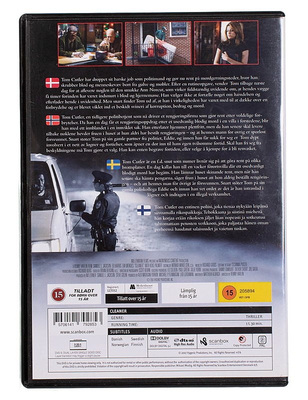 Cleaner - DVD - DVD-elokuvat - 10105452085 - 1