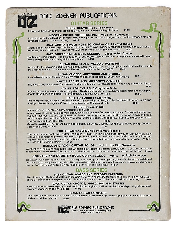 Country and country rock guitar solos: lead guitar series vol 2 - Rich Severson - Harrastekirjat - 10105452090 - 1