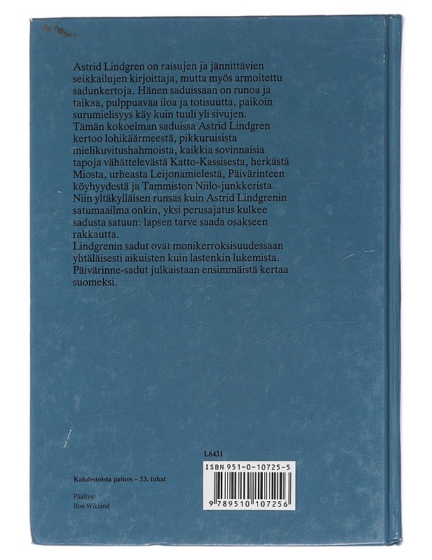 Satuja - Lindgren, Astrid - Lastenkirjat - 10105452111 - 1