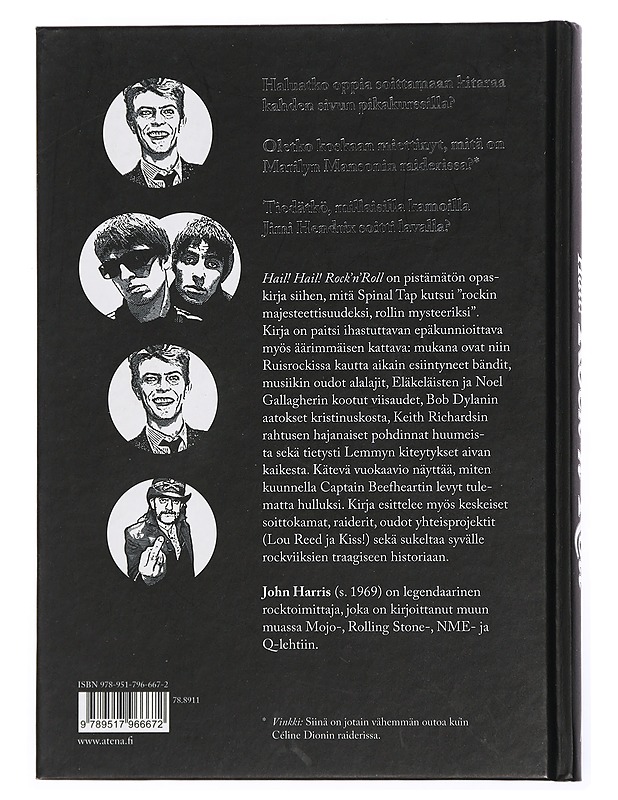 Hail! Hail! Rock'n'roll : äärimmäinen opas musiikkiin, myytteihin ja mielettömyyteen - Harris, John - Tietokirjat ja oppaat - 10105452116 - 1