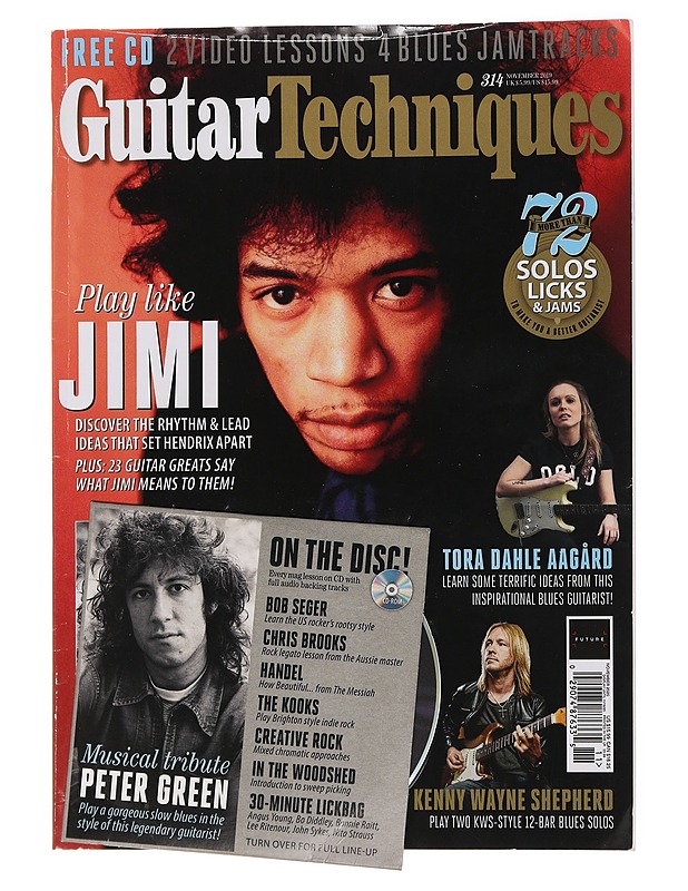 Guitar Techniques Nov. 2019 - Musiikki- ja elokuvakirjat - 10105452120 - 0