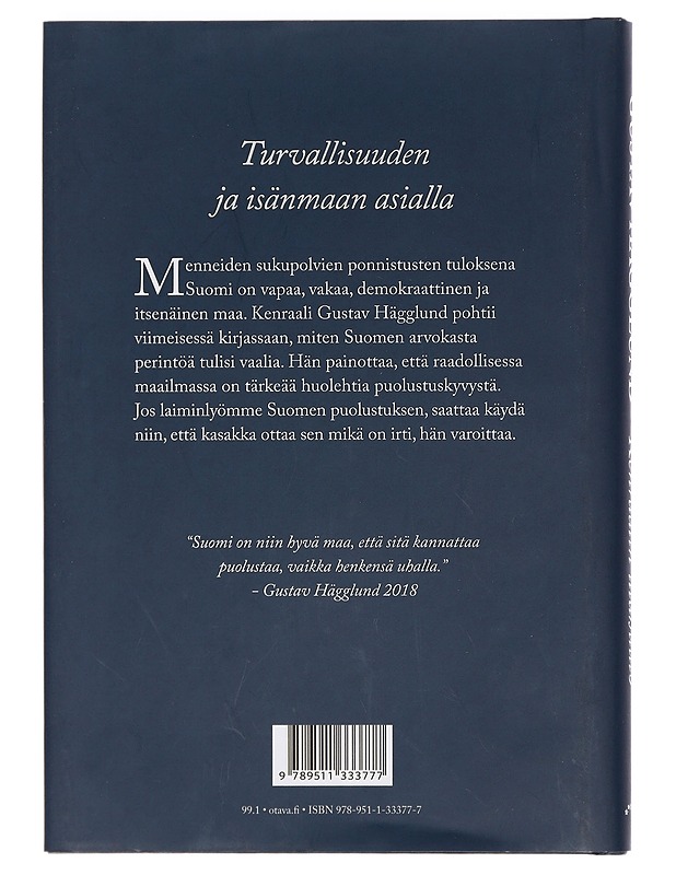 Kenraalin iltahuuto - Gustav Hägglund - Elämäkerrat ja muistelmat - 10105452200 - 1