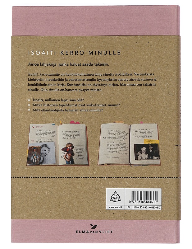 Isoäiti. Kerro minulle - Vliet, Elma van - Harrastekirjat - 10105452218 - 1