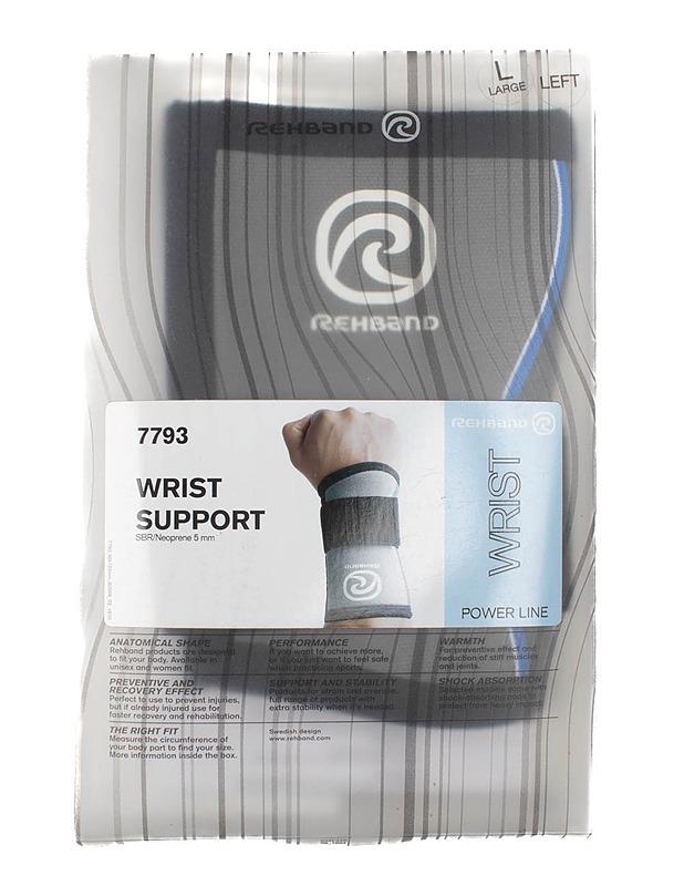 REHBAND Unisex Rx WRIST SUPPORT rannetuki, L - Muut urheiluvälineet ja vapaa-aika - 10105452242 - 0