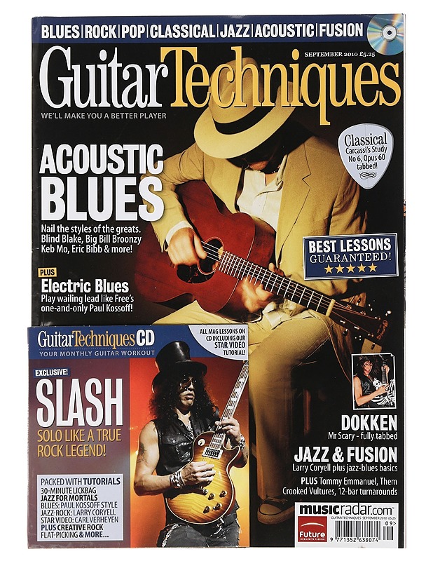 Guitar Techniques Sept. 2010 - Musiikki- ja elokuvakirjat - 10105452257 - 0