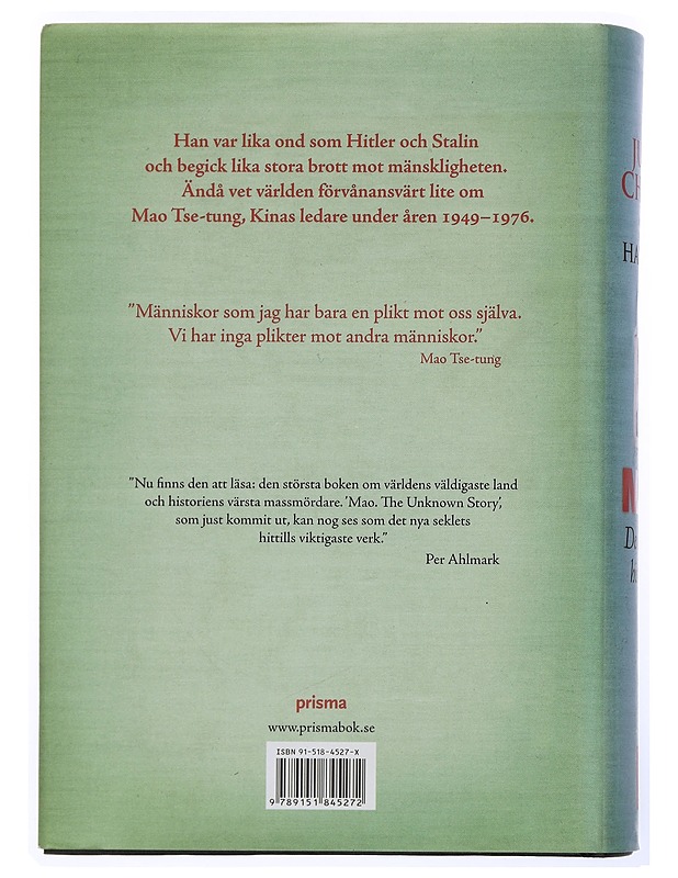 Mao : den sanna historien - Chang, Jung - Elämäkerrat ja muistelmat - 10105452297 - 1