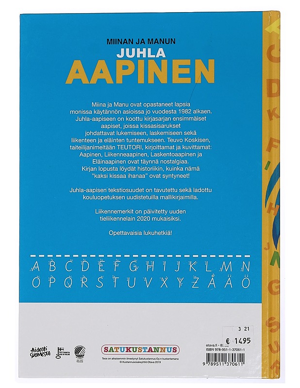 Miinan ja Manun juhla-aapinen - Teutori - Lastenkirjat - 10105452322 - 1