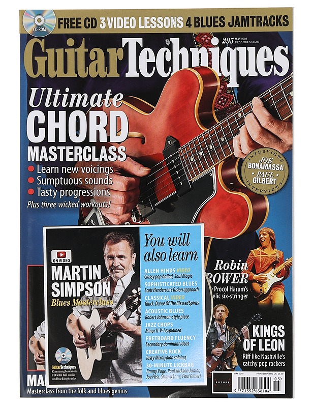 Guitar Techniques May 2019 - Musiikki- ja elokuvakirjat - 10105452341 - 0