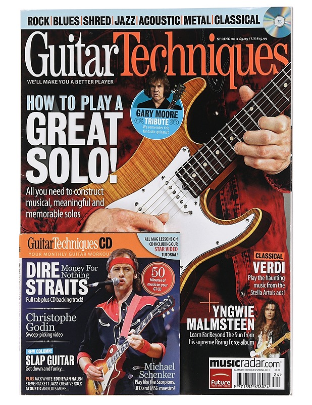 Guitar Techniques Spring 2011 - Musiikki- ja elokuvakirjat - 10105452343 - 0