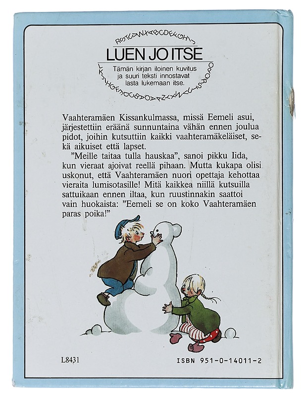 Eemeli ei kitsastele - Lindgren, Astrid - Lastenkirjat - 10105452353 - 1