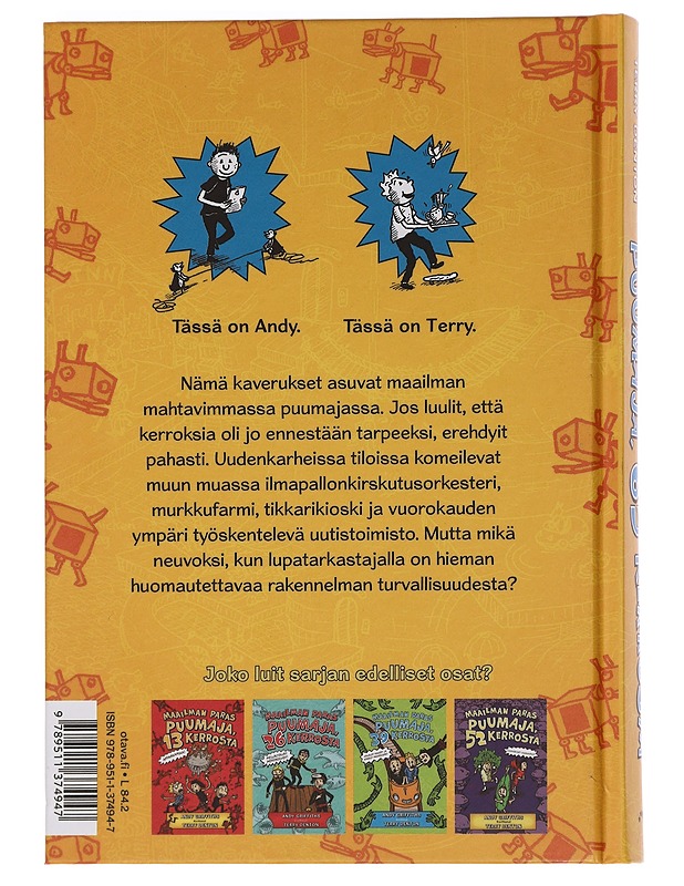 Maailman paras puumaja, 65 kerrosta - Griffiths, Andy - Lastenkirjat - 10105452369 - 1