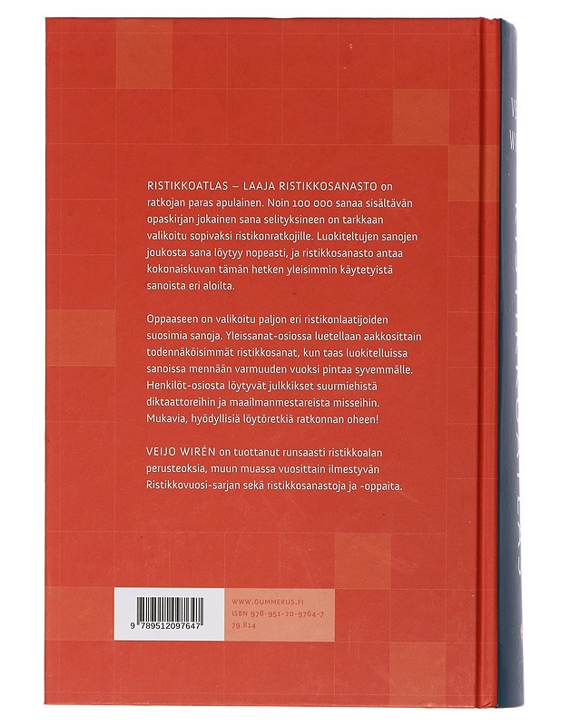 Ristikkoatlas : laaja ristikkosanasto - Veijo Wirén - Harrastekirjat - 10105452382 - 1