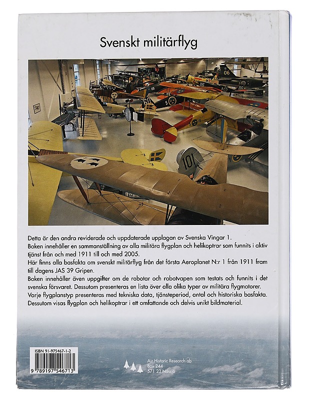 Svenskt militärflyg - Widfeldt, Bo - Tietokirjat ja oppaat - 10105452426 - 1