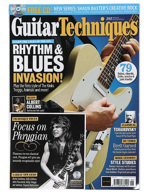 Guitar Techniques June 2018 - Musiikki- ja elokuvakirjat - 10105452446 - 0