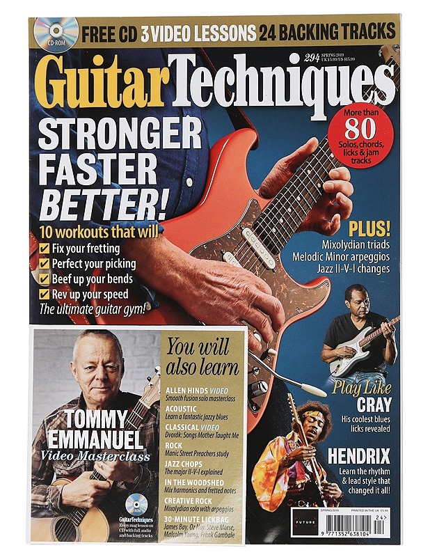 Guitar Techniques Spring 2019 - Musiikki- ja elokuvakirjat - 10105452449 - 0