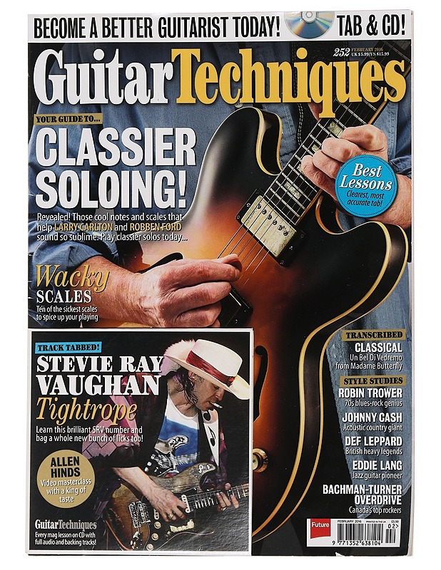 Guitar Techniques February 2016 - Musiikki- ja elokuvakirjat - 10105452455 - 0