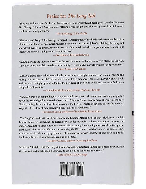 The long tail : why the future of business is selling less of more - Chris Anderson - Harrastekirjat - 10105452468 - 1