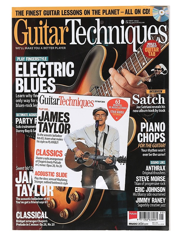 Guitar Techniques May 2013 - Musiikki- ja elokuvakirjat - 10105452474 - 0