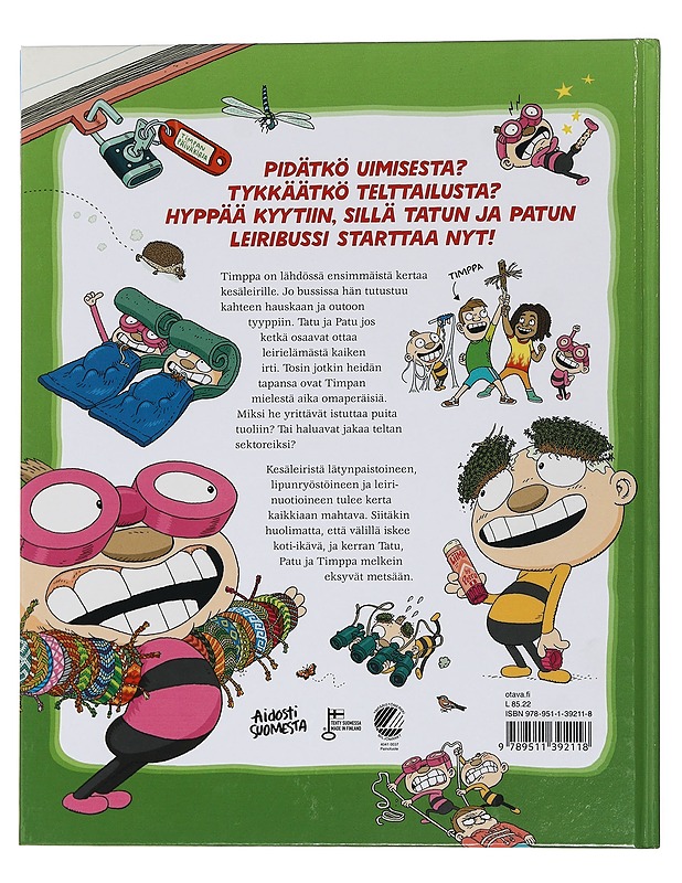 Tatu ja Patu kesäleirillä - Havukainen, Aino - Lastenkirjat - 10105452492 - 1