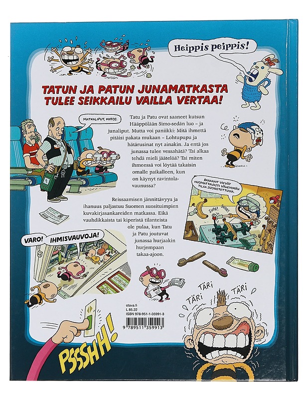 Tatu ja Patu : kovaa menoa kiskoilla - Havukainen, Aino - Lastenkirjat - 10105452506 - 1