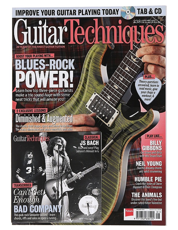 Guitar Techniques January 2015 - Musiikki- ja elokuvakirjat - 10105452499 - 0