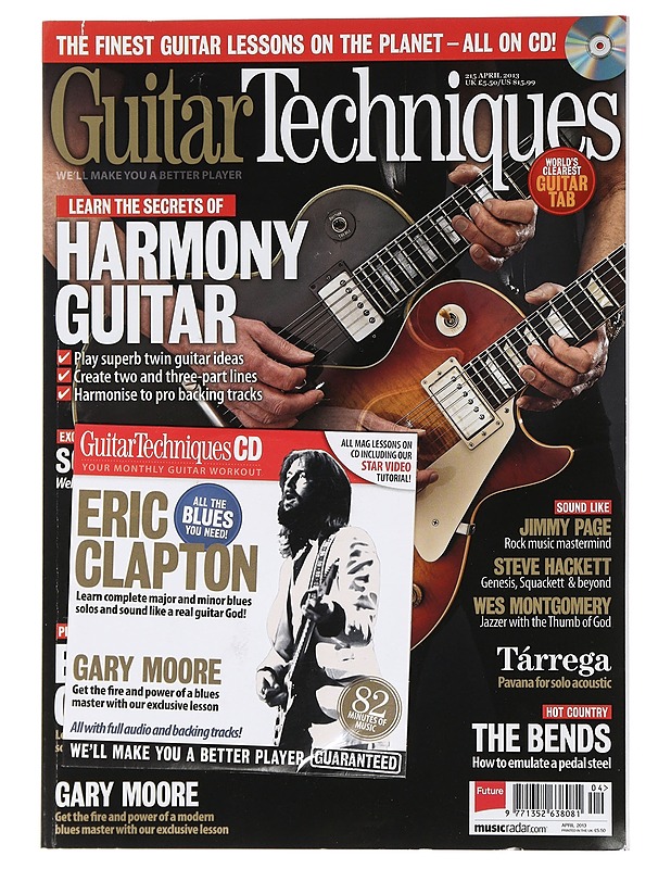 Guitar Techniques April 2013 - Musiikki- ja elokuvakirjat - 10105452508 - 0