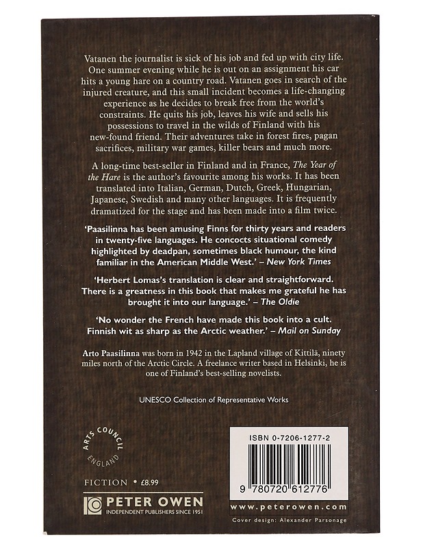 The Year of the hare - Paasilinna, Arto - Romaanit ja novellit - 10105452511 - 1