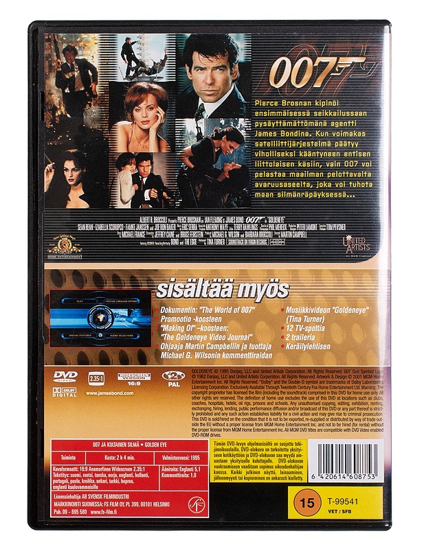 007 Ja Kultainen Silmä - DVD - DVD-elokuvat - 10105452534 - 1