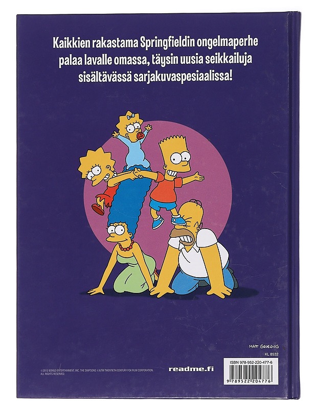 Simpsonit : parhaat 2012 - Groening, Matt - Sarjakuvat - 10105452552 - 1