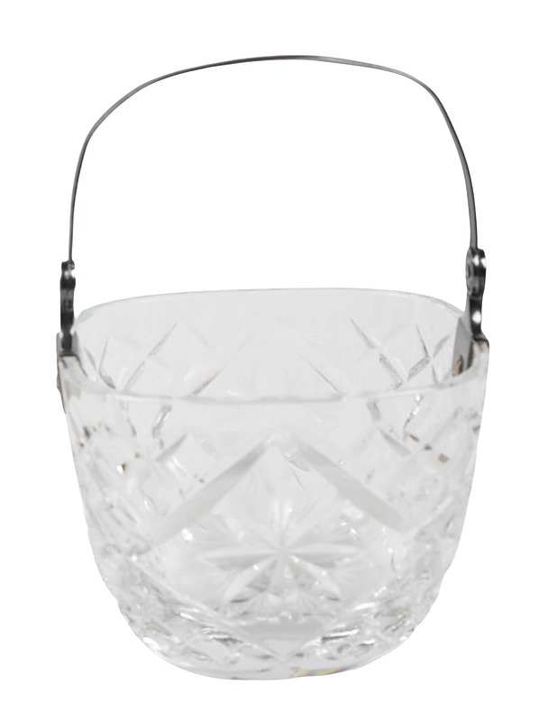 KULTAKESKUS Kristallikulho hopeakahvalla - Tarjoiluastiat - 10105452568 - 1