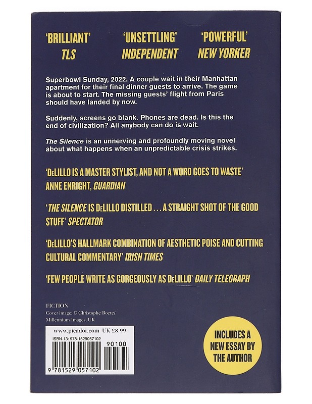 The silence : a novel - Don DeLillo - Tietokirjat ja oppaat - 10105452581 - 1