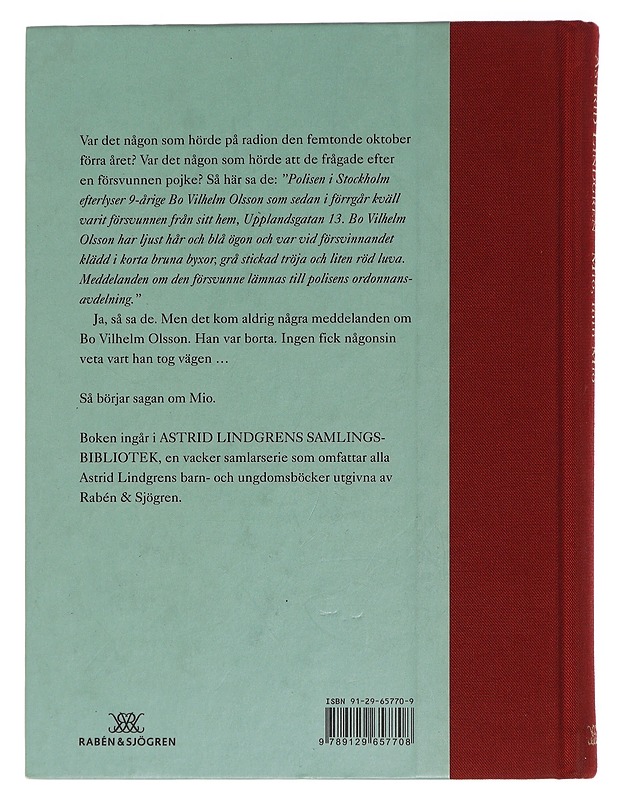 Mio, min Mio - Lindgren, Astrid - Lastenkirjat - 10105452584 - 1