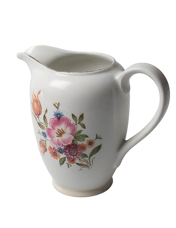 ARABIA Kannu, jossa kukkakuviointi - Tarjoiluastiat - 10105452607 - 1