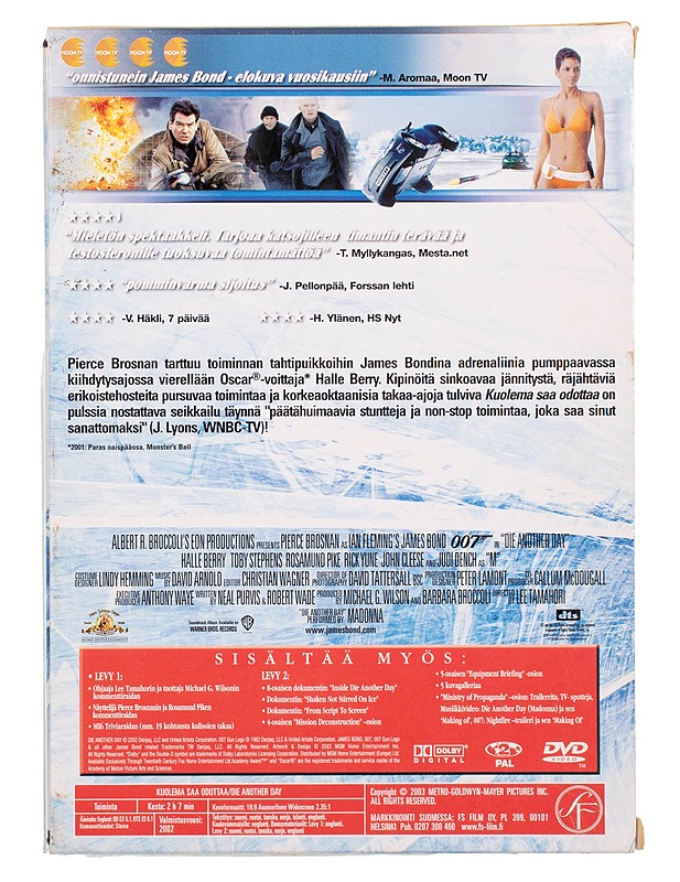 007 Kuolema saa Odottaa - DVD - DVD-elokuvat - 10105452621 - 1