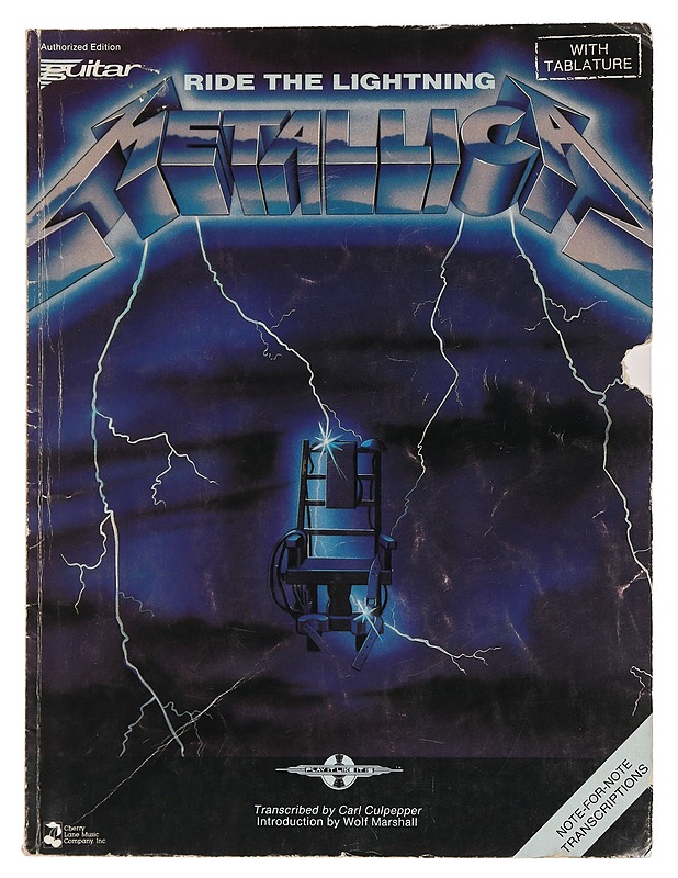 Metallica: Ride the Lightning Guitar and Vocals - Metallica, Culpepper, Carl - Tietokirjat ja oppaat - 10105452626 - 0