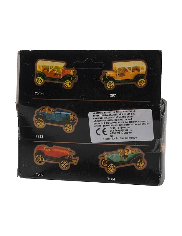 Die Cast Metal Klassikkoauto - Punainen roadster pienoismalli - Lasten lelut - 10105452649 - 1