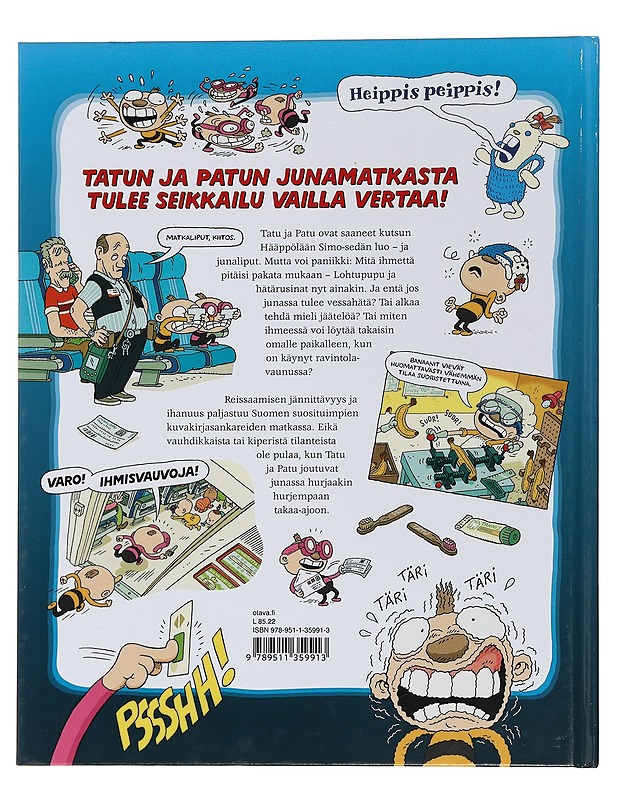 Tatu ja Patu : kovaa menoa kiskoilla - Havukainen, Aino - Lastenkirjat - 10105452658 - 1