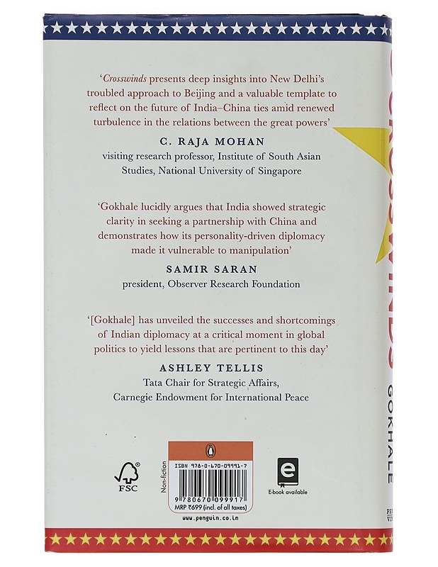 Crosswinds: Nehru, Zhou and The Anglo-American Competition Over China - Vijay Gokhale - Historiakirjat - 10105452680 - 1